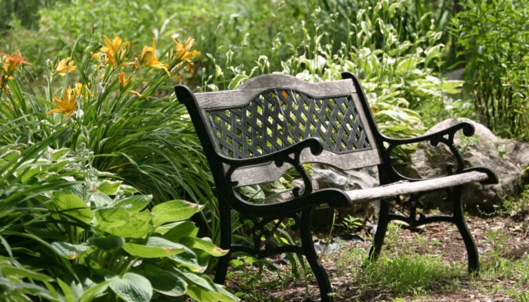 banc de jardin