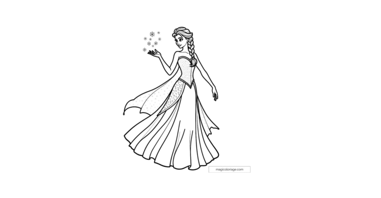 coloriages à imprimer la reine des neiges