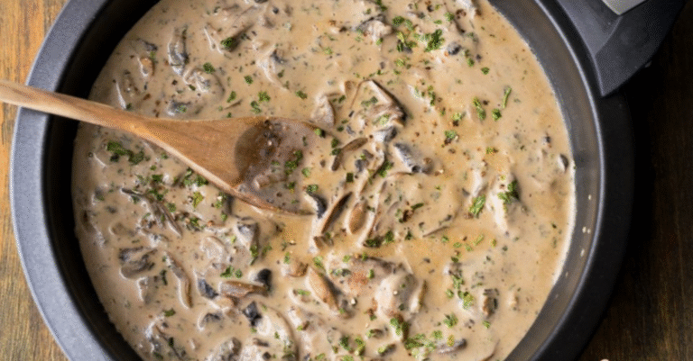 sauce champignon à la crème